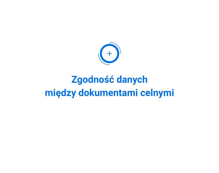 Zgodność danych między dokumentami celnymi